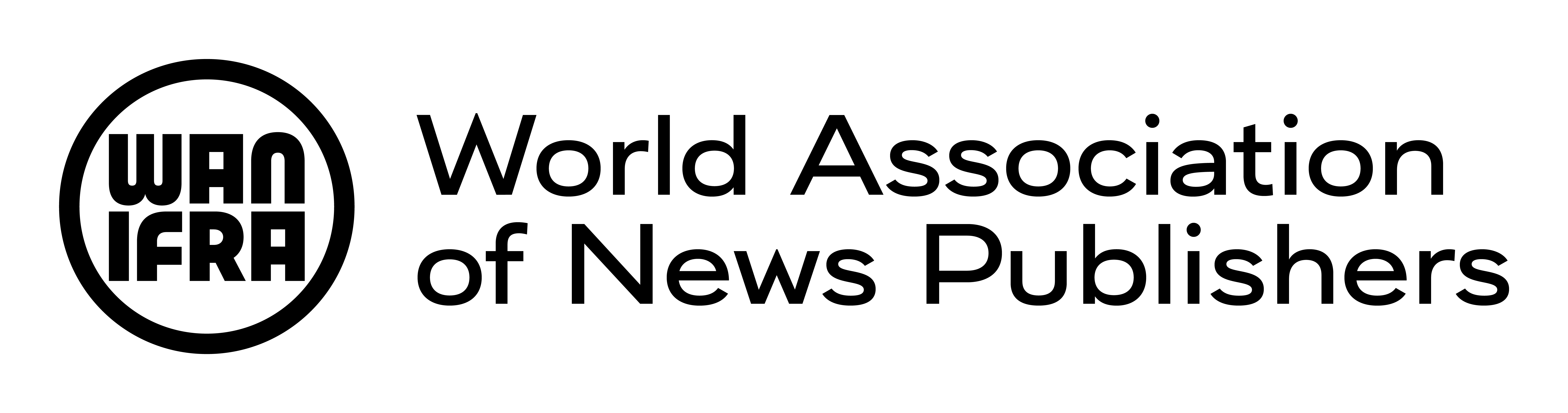Wan Ifra logo black transparent